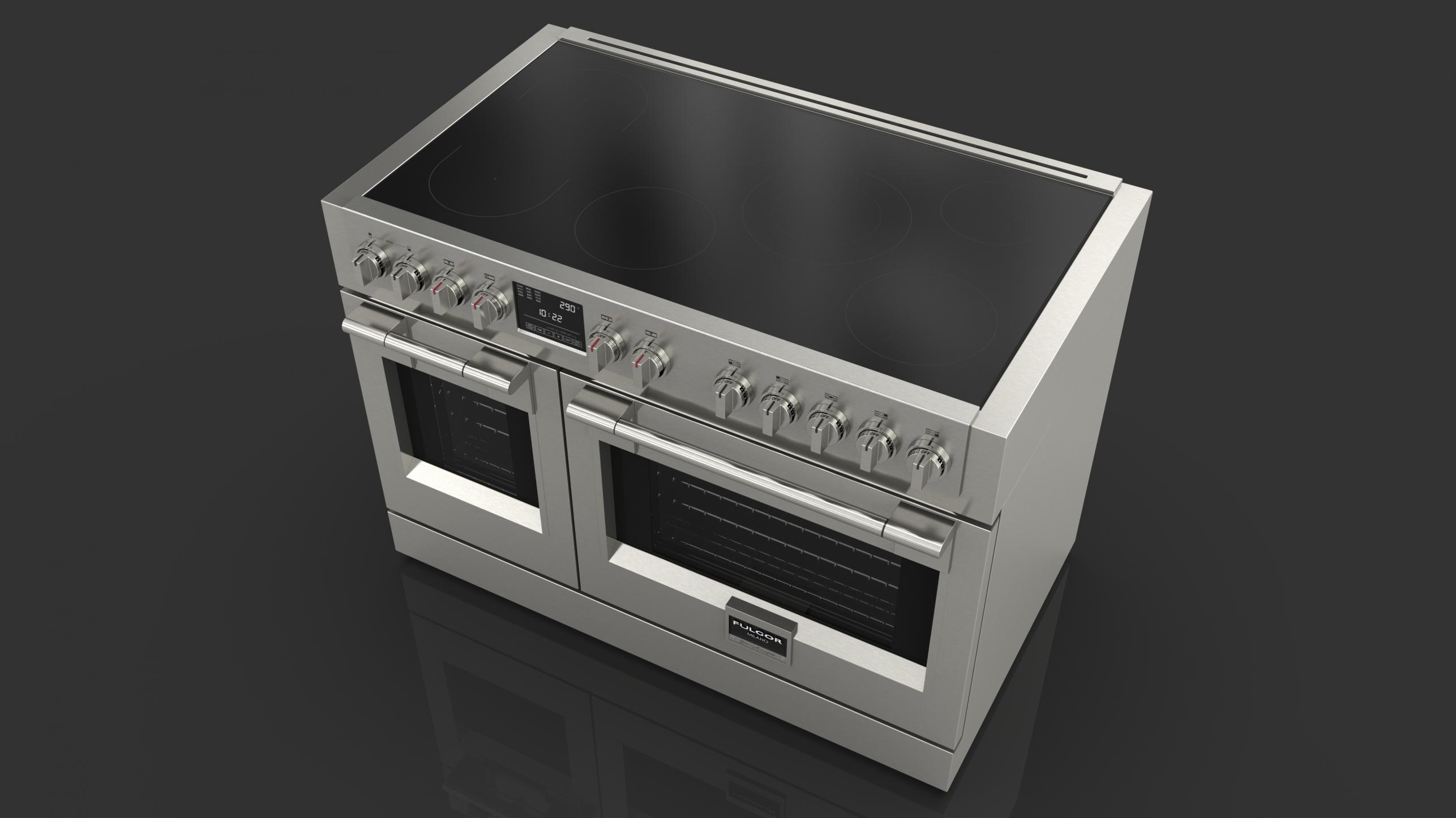 48 induction deals range double oven